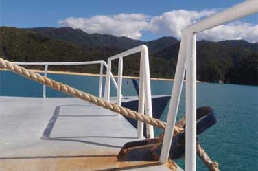 Abel Tasman accommodation, enjoy a night or two on board