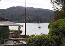 Sea views from your holiday accommodation in Abel Tasman