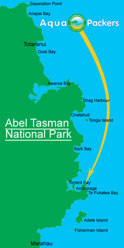 Abel Tasman map